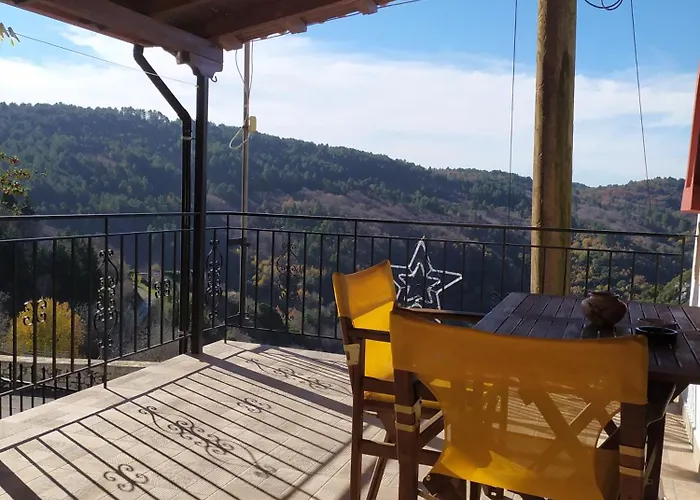 Magnolia Traditional Stone House In Holiday home Vamvakou