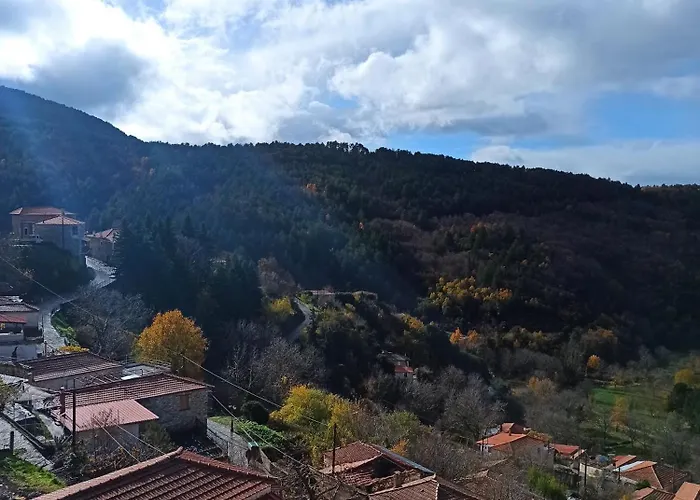 Magnolia Traditional Stone House In Holiday home Vamvakou